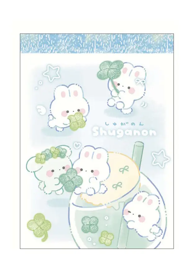 Memo pad - Shuganon et trèfle à quatre feuilles