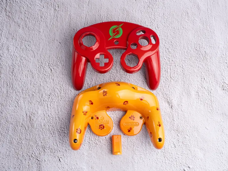 Metroid Prime - Custom Painted GameCube Controller Shells