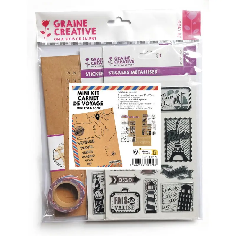 Mini Kit Carnet de Voyage