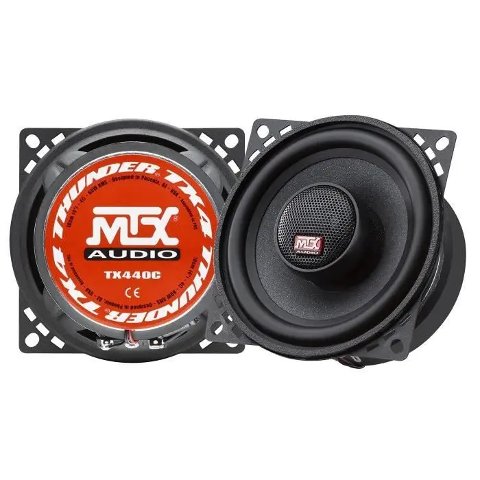 MTX TX440C Haut-parleurs voiture Coaxiaux 2 voies 10cm 60W RMS 4 membrane pulpe cŽlulose