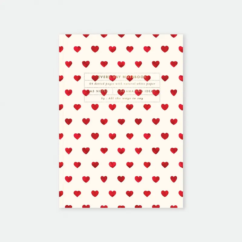 New Hearts - Notebook A5