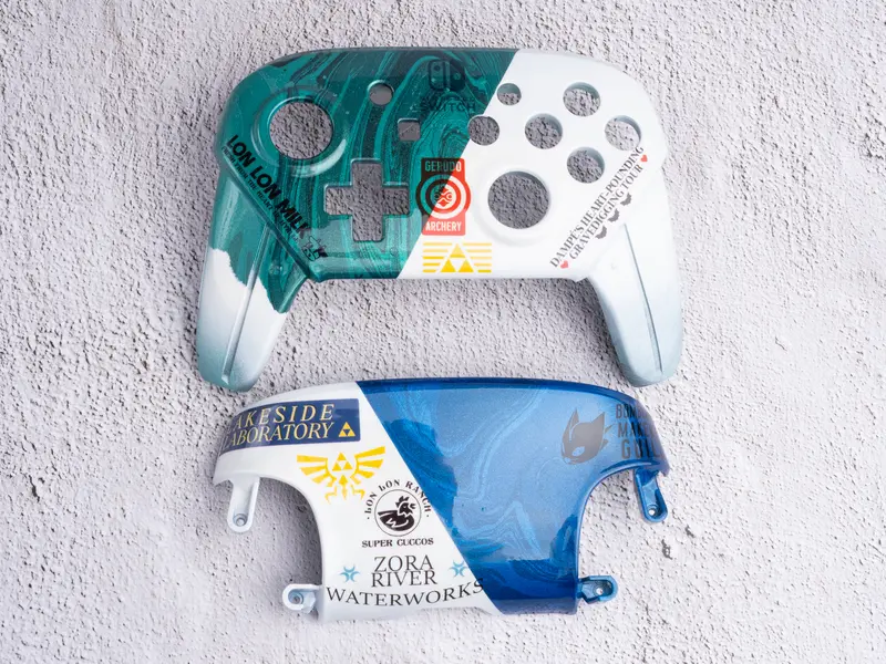 Ocarina of Time Sponsors - Nintendo Switch Custom Controller Shells