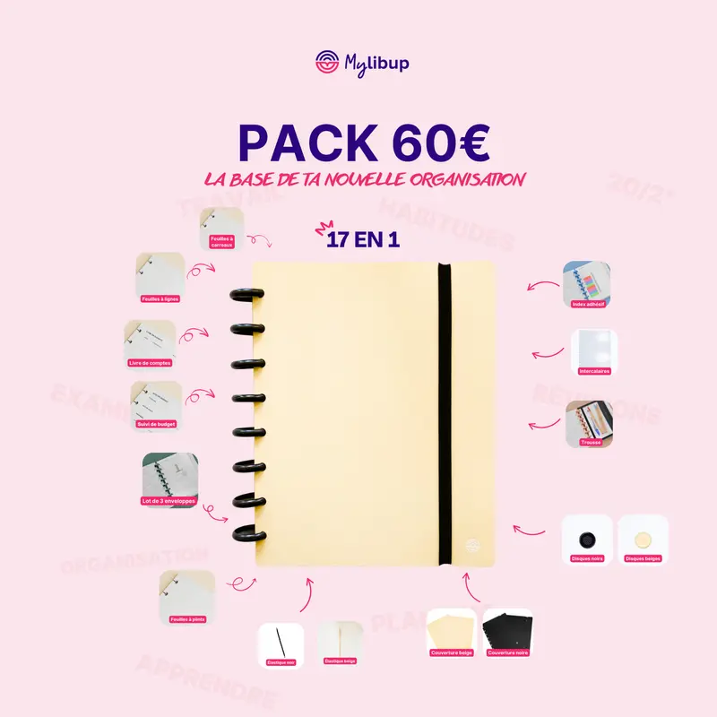 Pack de démarrage A5 - 60 €