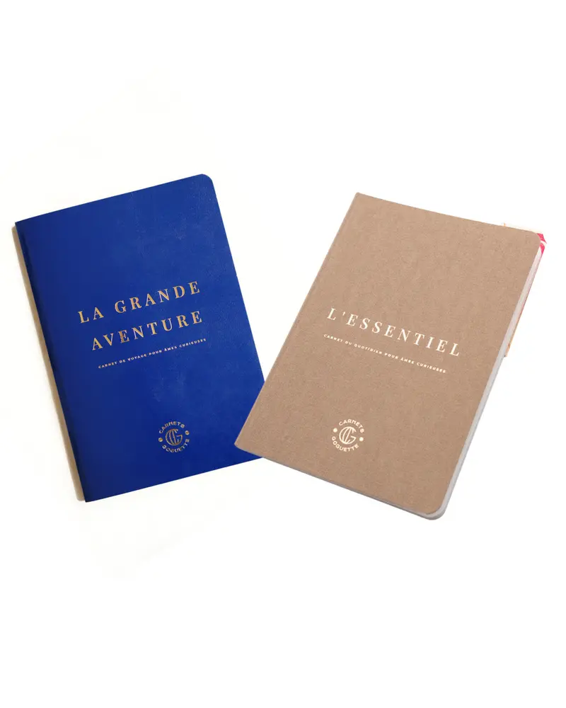 PACK GRAND VOYAGEUR - Carnet de voyage + Carnet du quotidien