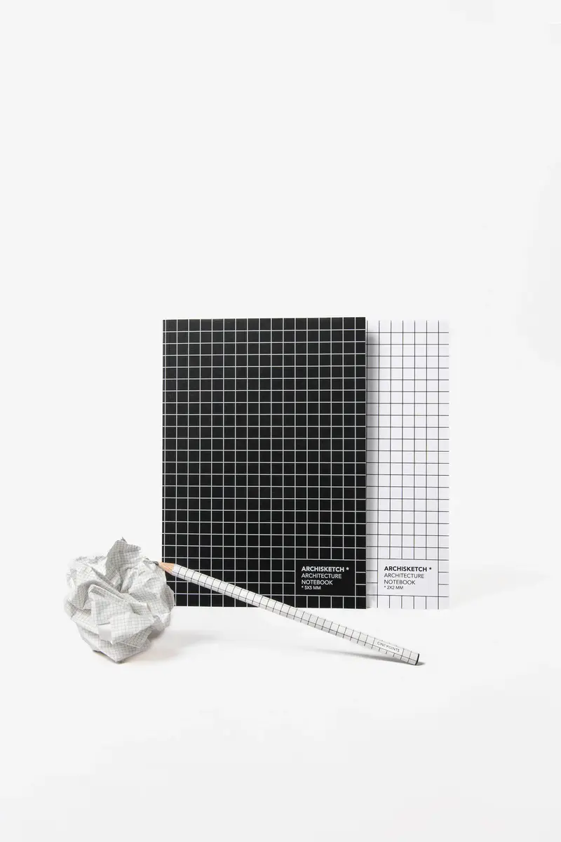 Pack papeterie et crayons quadrillés - Grid