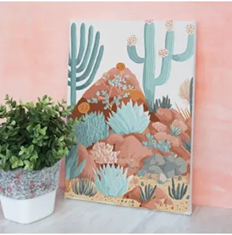 Peinture au numéro - Cactus