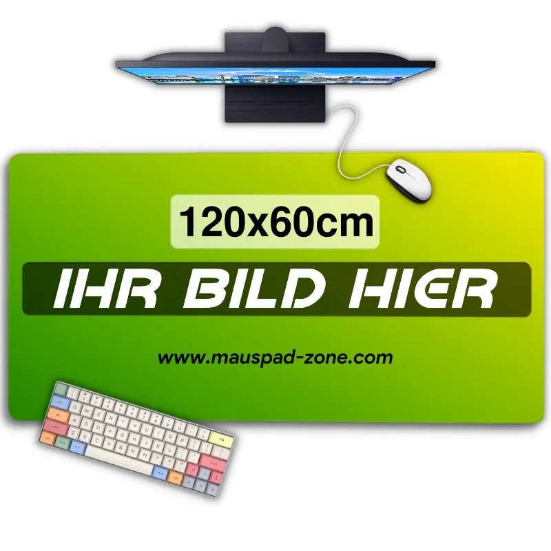Personalisiertes Gaming-Mauspad mit Foto | 4XL (120x60cm)