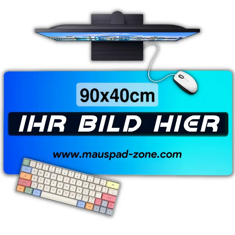 Personalisiertes Gaming-Mauspad mit Foto | XXL (90x40cm)
