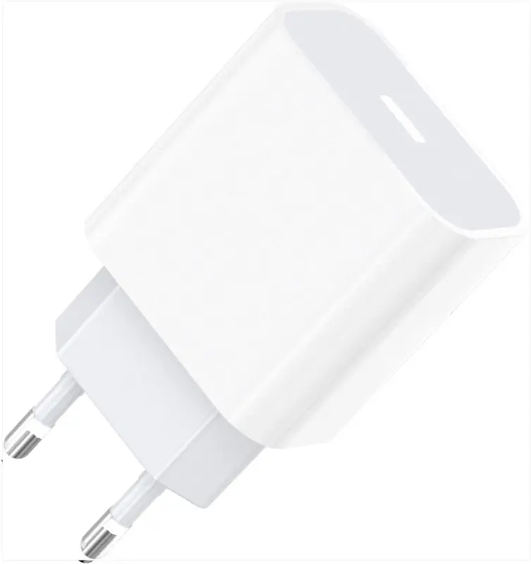 PH26 Chargeur Rapide 20W + câble USB C Compatible pour avec Iphone 15 (Pack Chargeur + Cable 1M)