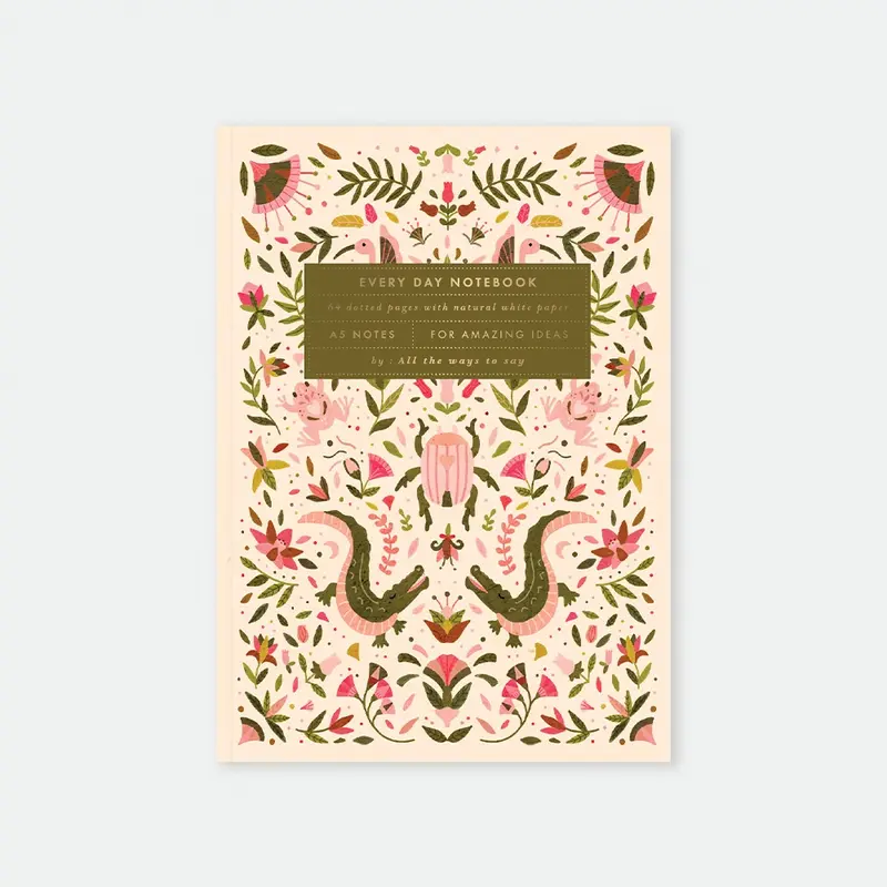 Pink Croco - Notebook A5