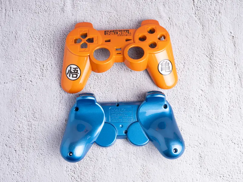 PlayStation 2 Custom Painted Controller Shells - Dragon Ball
