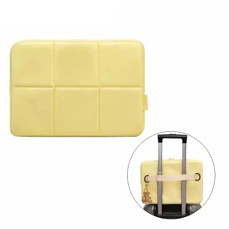 Pochette Matelassée Jaune