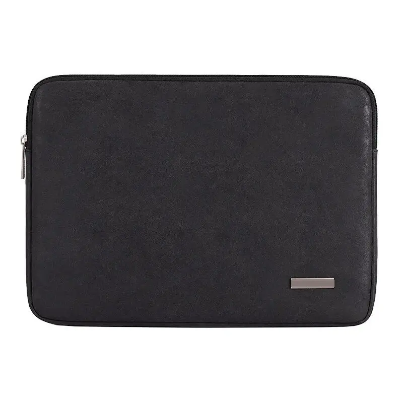Pochette Ordi Cuir Noire