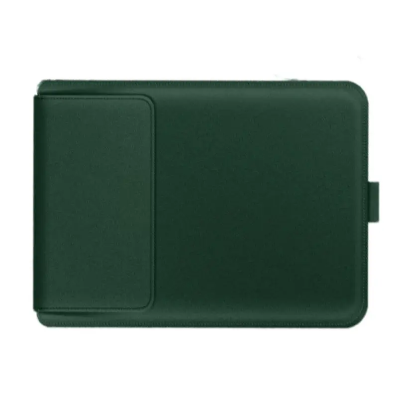Pochette Ordinateur Cuir Verte Sapin