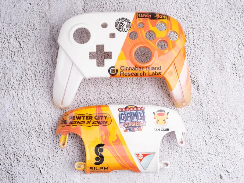 Pokémon Red Sponsors - Nintendo Switch Custom Controller Shells