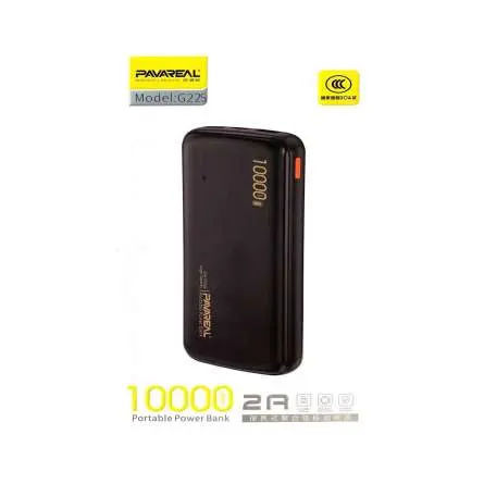 Power Bank PAVAREAL G22 Noir 10000 mAh