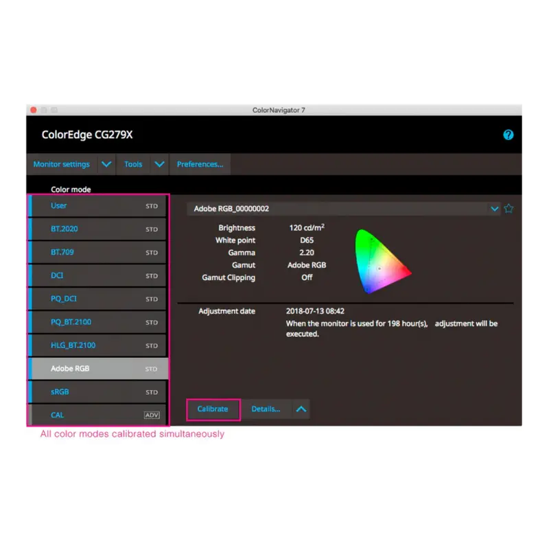 Prestation Calibration - ColorNavigator 7 - 1/2 journée