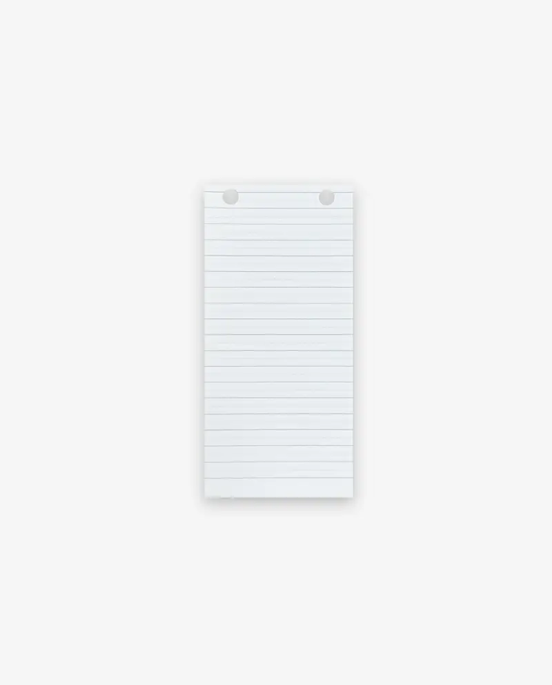 Recharge bloc-notes · Étroit