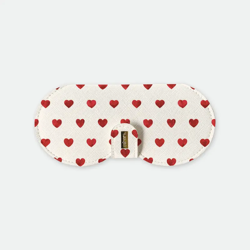 Red hearts - Clip Case
