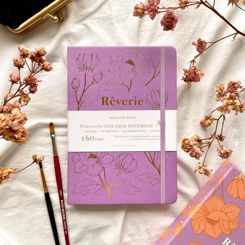 Rêverie Journal - Purple Orchid