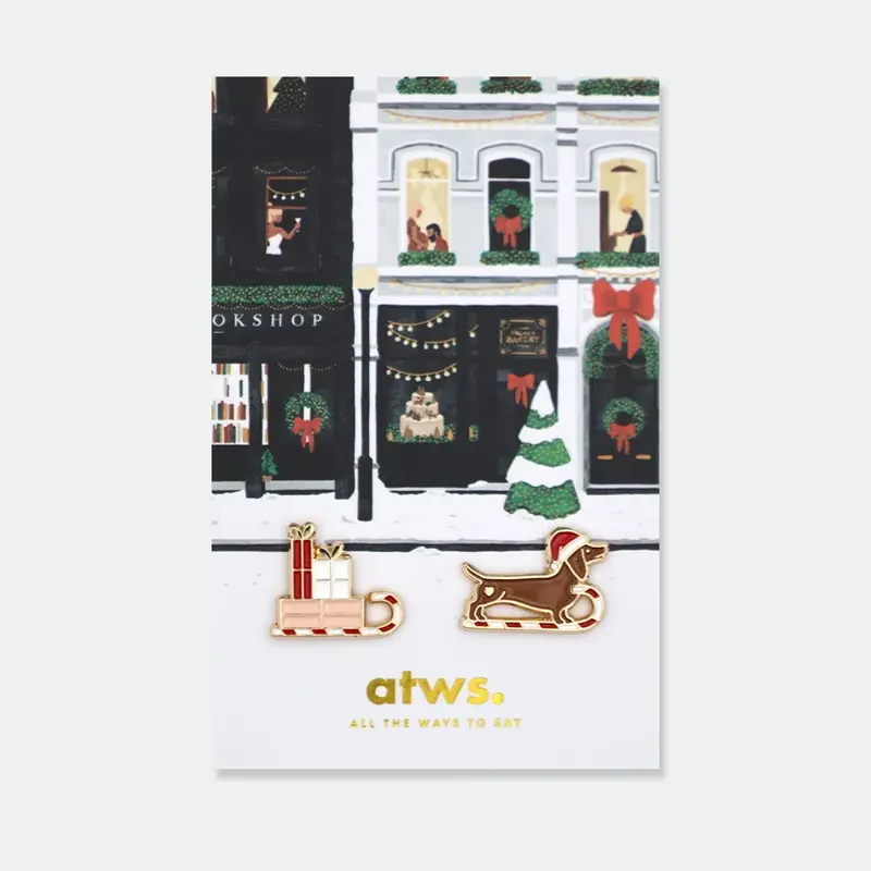Santa is a Dog - Pins