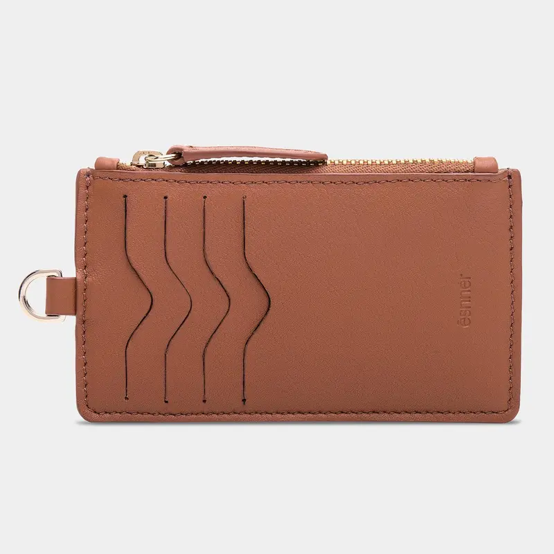 Simone Cardholder — Brown Clay Leather by Esnner