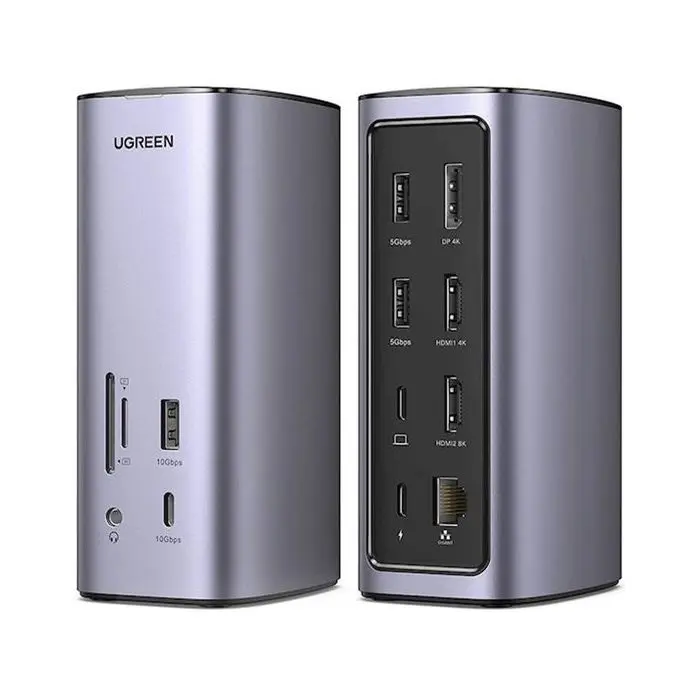 Station d'accueil multifonction USB-C Pro - UGREEN - Gris