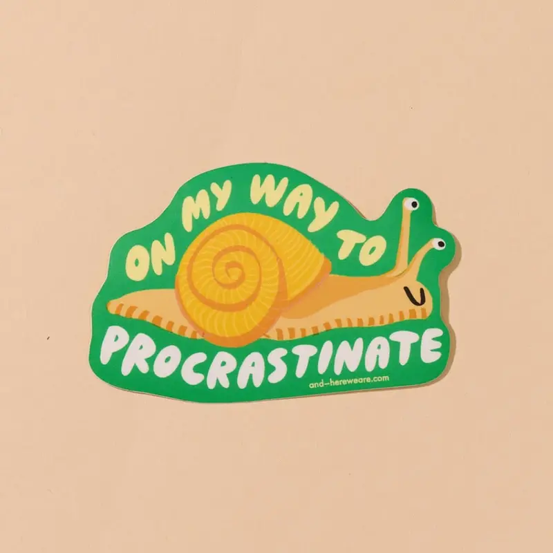 Sticker | Escargot procrastinateur