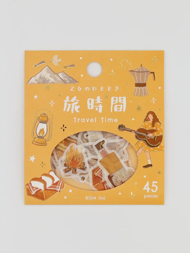 Stickers japonais | Pause au campement