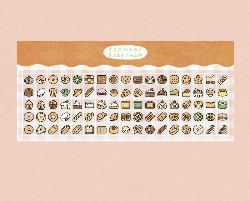Stickers Ordinary Bakery Shop