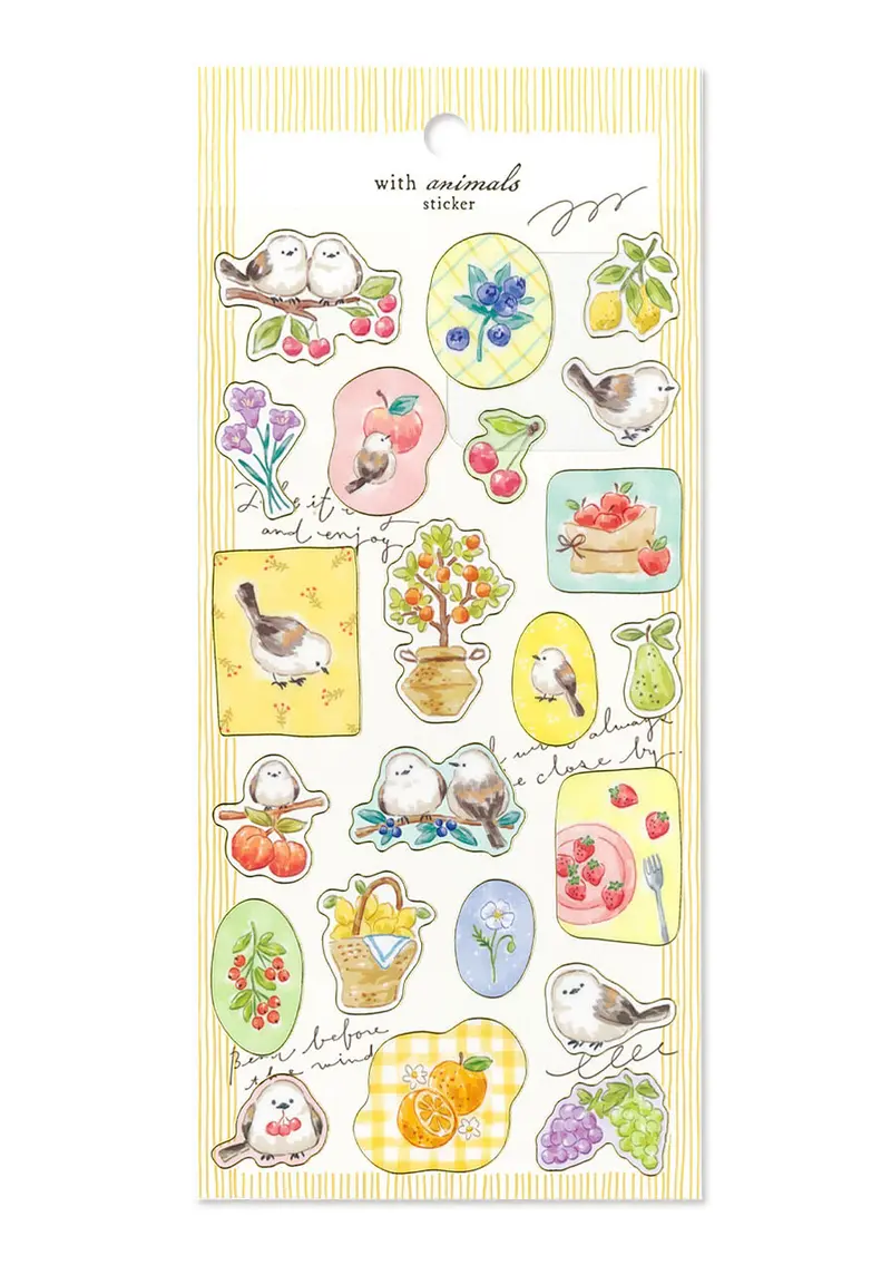 Stickers - With Animals - Shimaenaga