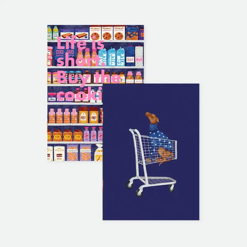 Sugar market - Pocket Notebook A6 DUO