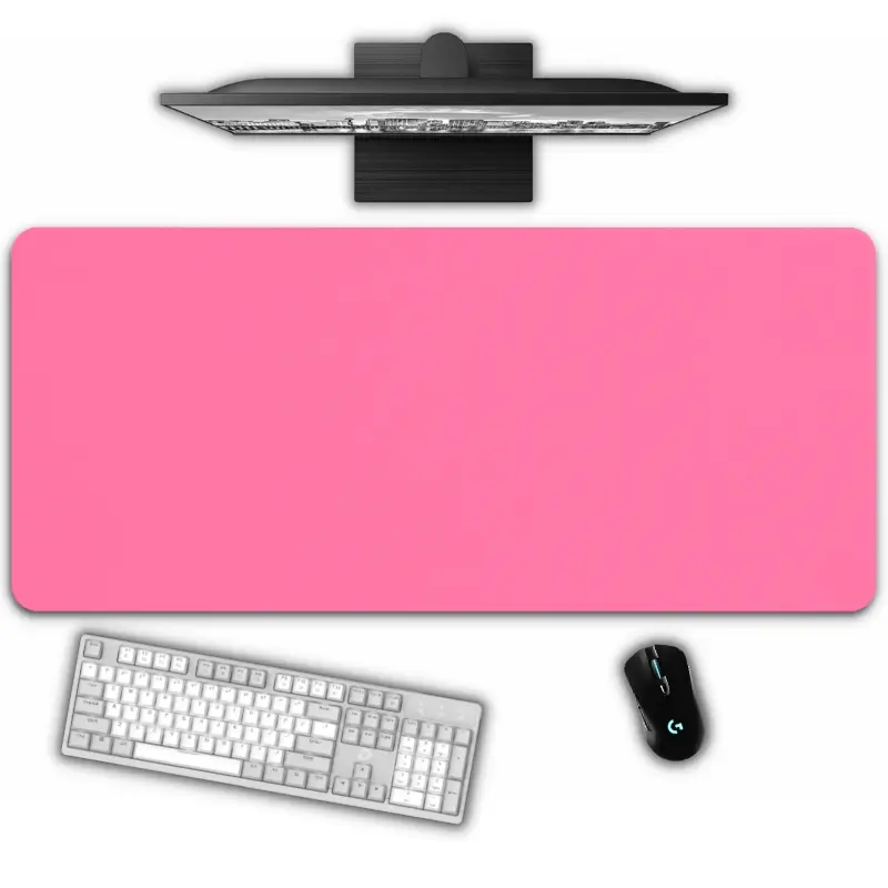 Tapis de bureau - Couleur ROSE