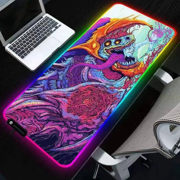 Tapis de Souris<br> RGB XXL Gaming Monster