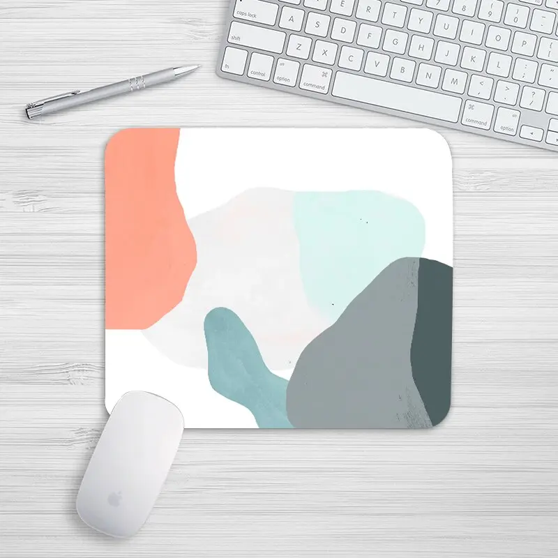 Tapis de souris Décoration – formes pastel