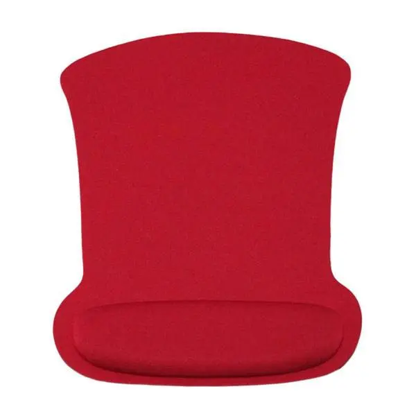 Tapis de Souris Ergonomique<br> Canal Carpien Rouge