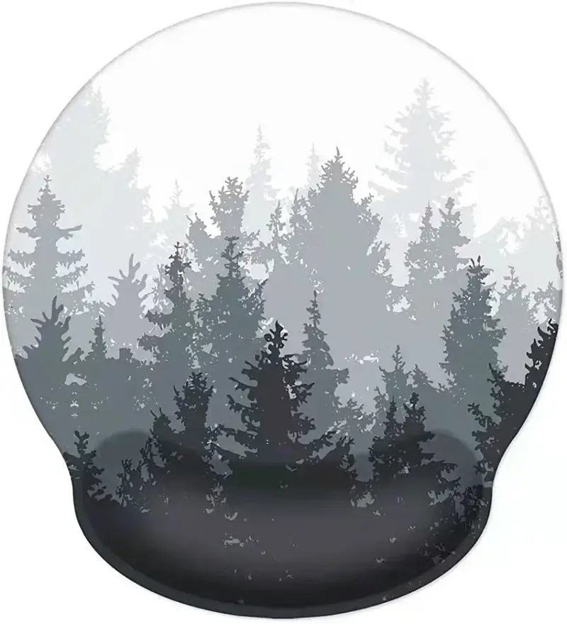 Tapis de Souris Ergonomique Forêt Pâle