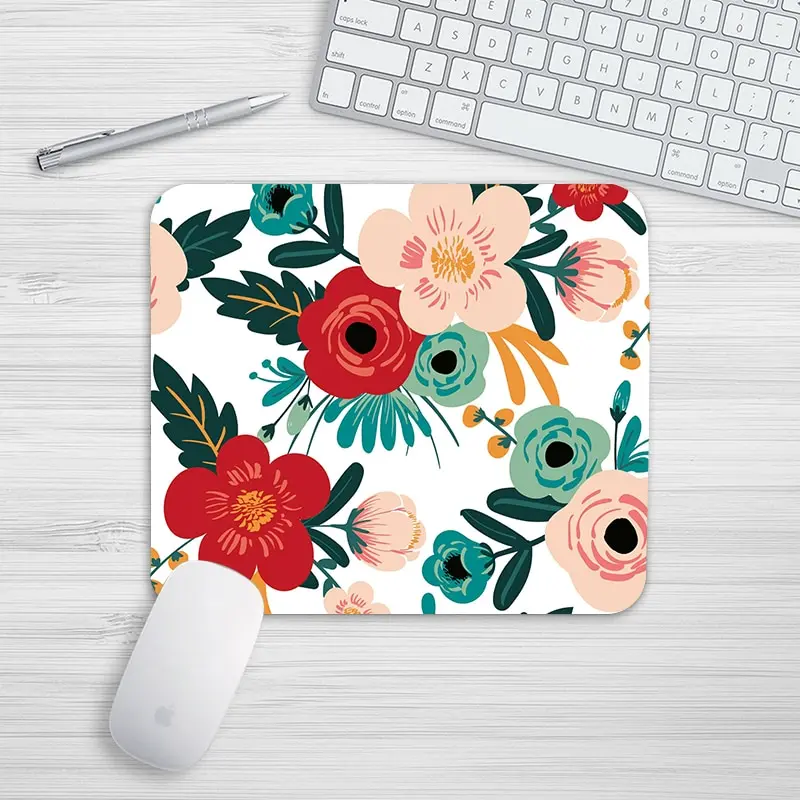 Tapis de souris Fleurs – bouquet multicolore