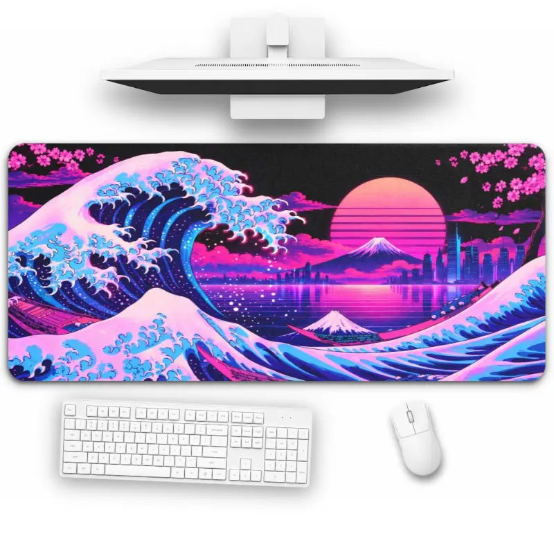 Tapis de Souris "Japon Vaporwave"