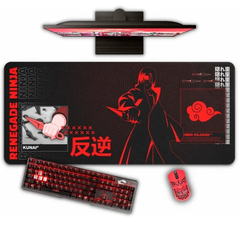Tapis de Souris "Le Ninja aux Nuages Rouges"