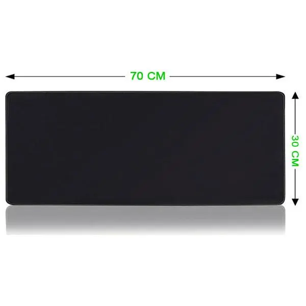 Tapis de souris noir 70x30 cm