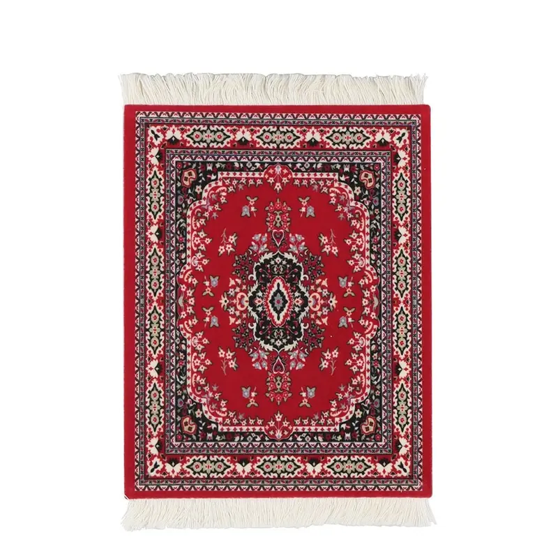 Tapis de souris Oriental – rouge à franges