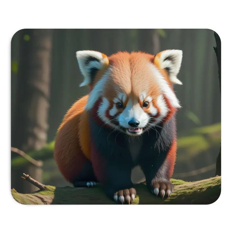 Tapis de souris Panda roux – forêt