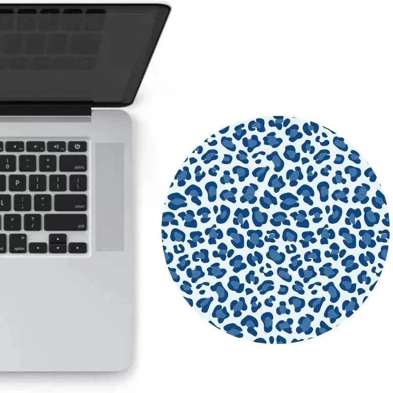 Tapis de souris Rond Bleu clair