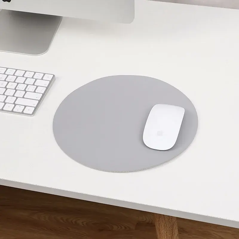 Tapis de Souris Rond Gris