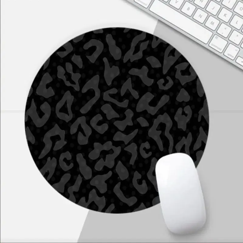 Tapis de souris Rond Noir