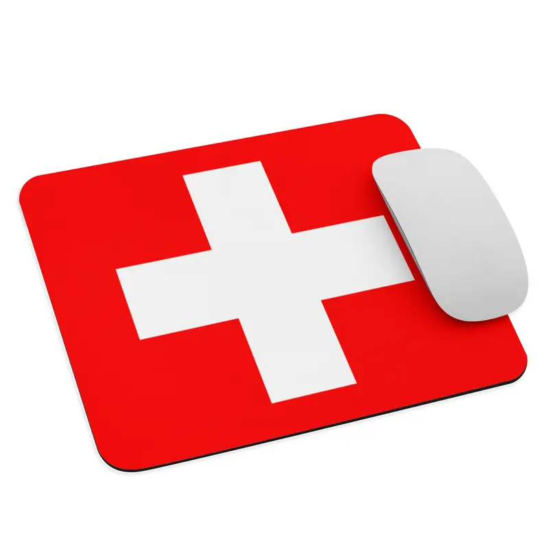 Tapis de souris Suisse – drapeau suisse
