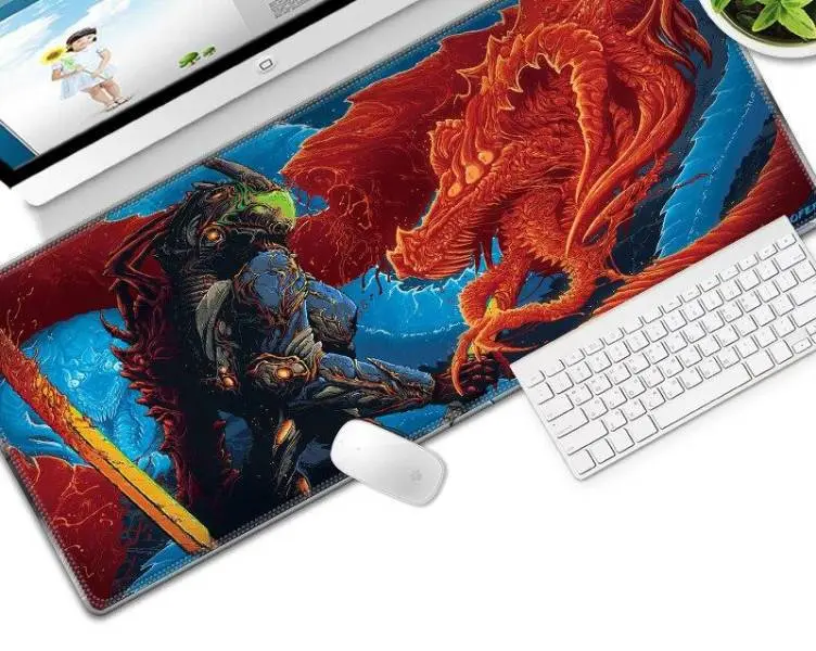 Tapis de Souris XXL<br> Alien vs Démon