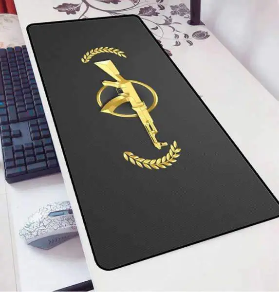 Tapis de souris XXL<br>Arme CSGO AK 47 Or