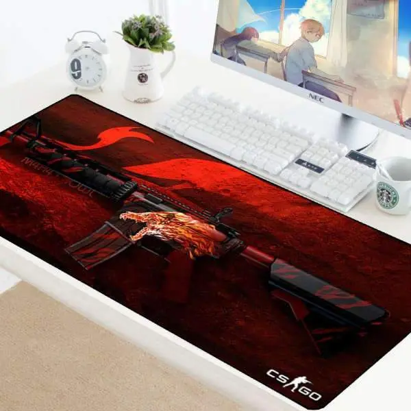 Tapis de souris XXL<br> Arme CSGO M4A4 Howl